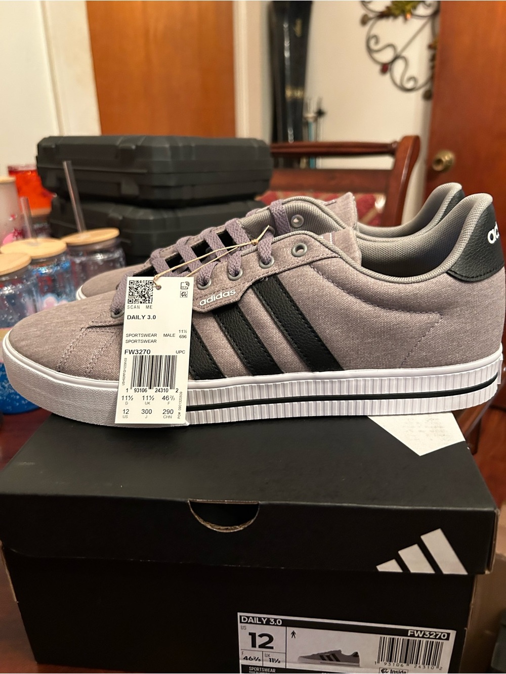 adidas Daily 3.0 Men's Sneakers in Clay and Black